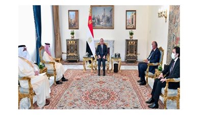  الرئيس السيسي يستقبل وزير خارجية المملكة العربية السعودية