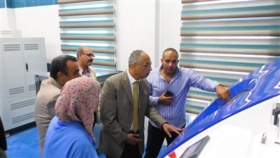 بدء التشغيل التجريبي لمعامل هيئة الرقابة على الصادرات والواردات بميناء العين السخنة