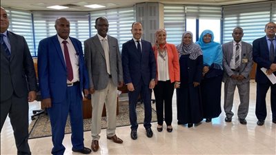 وفد المعهد المصرفي المصري EBI يزور السودان للتعرف على الاحتياجات التدريبية