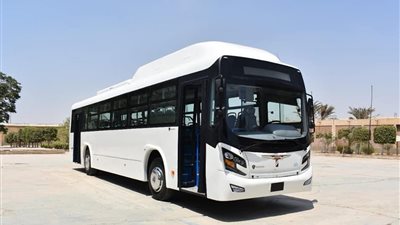 «النصر للسيارات» تكشف النقاب عن نموذج لحافلة غاز طبيعي