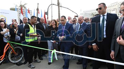 رئيس الوزراء يشهد تدشين المرحلة الأولى من مشروع الدراجات التشاركية «كايرو بايك» 