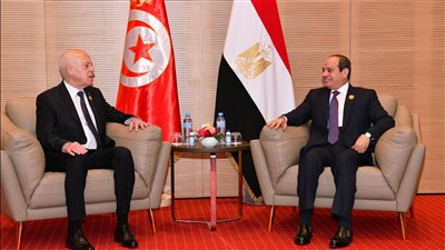 الرئيس السيسي يؤكد تطلع مصر إلى تطوير العلاقات الثنائية مع تونس