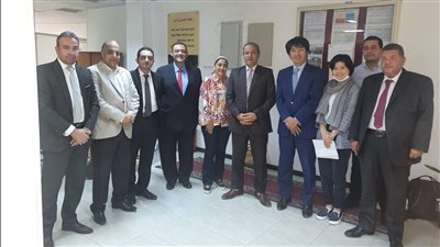وفد جايكا اليابانية يزور فرع جهاز تنمية المشروعات بمحافظة بنى سويف