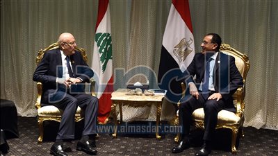 رئيس الوزراء يلتقي نظيره اللبناني على هامش قمة المناخ COP27