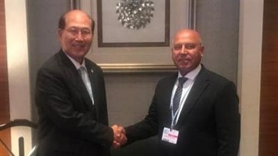 وزير النقل يعقد إجتماع ثنائي مع أمين عام المنظمة البحرية الدولية على هامش COP27