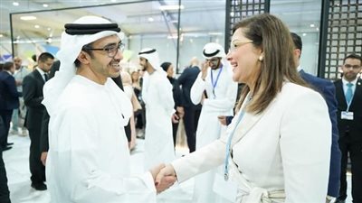 وزيرة التخطيط تلتقي وزير الخارجية والتعاون الدولي الإماراتي على هامش COP27 