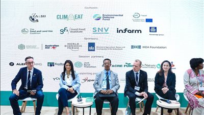 وزيرة التعاون الدولي تشارك في الحلقة النقاشية لمعهد الأنظمة الغذائية المستدامة بـ COP27 