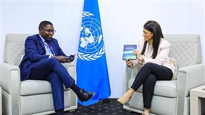 «المشاط» تعقد جلسة مباحثات مع المستشار الخاص للأمين العام للأمم المتحدة