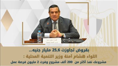 وزير التنمية المحلية: تمويل 200 ألف مشروع بقروض تجاوزت 25.6 مليار جنيه 
