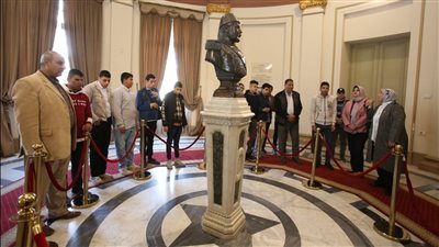 متحف البريد يستقبل وفدًا من طلاب مدرسة النور للمكفوفين بالمنوفية