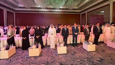 وزير الشباب يشارك فى حفل تكريم الفائزين بجائزة محمد بن راشد آل مكتوم بالإمارات