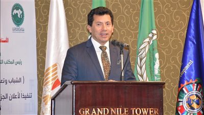 وزير الرياضة يفتتح فعاليات مؤتمر «الشباب وتعزيز العمل العربى المشترك»