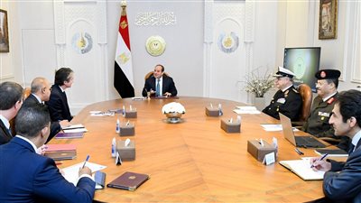 الرئيس السيسي يبحث تعزيز التعاون مع شركة تاليس الفرنسية 
