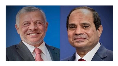 الرئيس السيسي يجرى اتصالًا هاتفيًا مع عاهل الأردن لتعزيز التعاون الثنائي