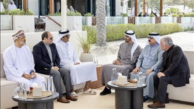  الرئيس السيسى يشارك فى قمة أبوظبي لتعزيز العمل العربي المشترك