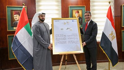إصدار طابع بريد تذكاريًّا بمناسبة مرور خمسين عامًا على تأسيس العلاقات المصرية الإماراتية