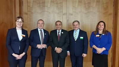 وزير التموين يعقد لقاءات ثنائية على هامش المنتدى الدولي للأغذية والزراعة في برلين 