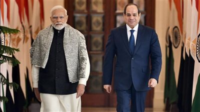 الرئيس السيسي: نتطلع لزيادة الاستثمارات الهندية في مصر بمختلف المجالات
