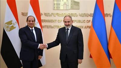 الرئيس السيسي يعقد جلسة مباحثات مع رئيس وزراء أرمينيا