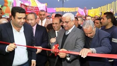محافظ السويس يفتتح معرض أهلًا رمضان بميدان الأربعين