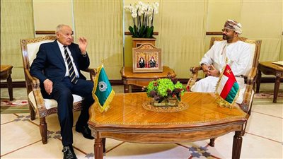 الأمين العام للجامعة العربية يلتقي وزير خارجية عُمان بمسقط