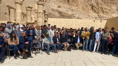 افتتاح حجرتين جديدتين بمعبد حتشبسوت بالدير البحري في الأقصر