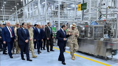 الرئيس السيسي يشهد افتتاح المرحلة الثانية من مدينة الصناعات الغذائية «سايلو فودز»