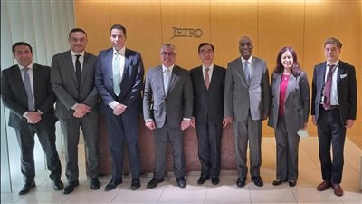 اقتصادية قناة السويس تبحث التعاون مع منظمة التجارة الخارجية اليابانية