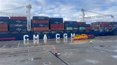 النقل: تداول 1000 حاوية بمحطة تحيا مصر خلال النصف الأول من فبراير 