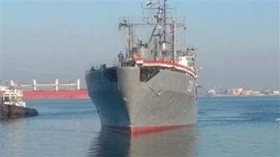 وصول سفينة مصرية محملة بألف طن من المساعدات الإغاثية لميناء اللاذقية السوري 