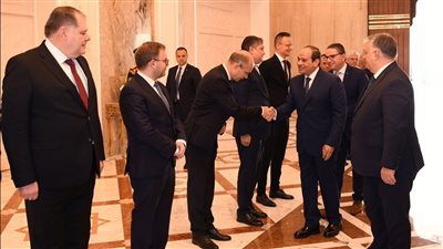 الرئيس السيسي يستقبل اليوم بقصر الاتحادية رئيس وزراء المجر