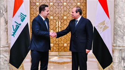  السيسي يؤكد حرص مصر على تفعيل التعاون مع العراق بمختلف المجالات