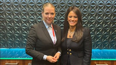 «المشاط» تؤكد الحرص على تطوير الشراكات التجارية والاستثمارية بين مصر والسويد