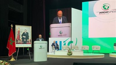 نص كلمة وزير النقل في الجلسة الافتتاحية للمؤتمر العالمي للسرعة الفائقة السككية
