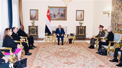 السيسي يبحث مع وزير الدفاع الأمريكي جهود تعزيز السلم والاستقرار إقليميًا ودوليًا