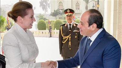 الرئيس السيسي يستقبل رئيسة وزراء الدنمارك اليوم