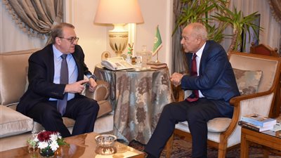 أبو الغيط يبحث مع بوجدانوف مُجمل التطورات في المنطقة العربية