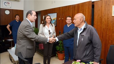 وفد بنك saib  يزور مركز مجدي يعقوب للقلب بالقاهرة 