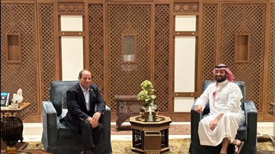 السيسي وولي عهد السعودية يؤكدان الحرص على تعزيز التعاون المشترك