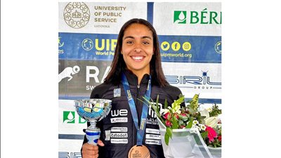 سلمى عبد المقصود تتوج ببرونزية كأس العالم للخماسي الحديث بالمجر