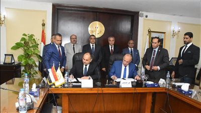 «التموين» توقع بروتوكول مع «الإنتاج الحربي» لإنشاء مركز معلومات التجارة الداخلية