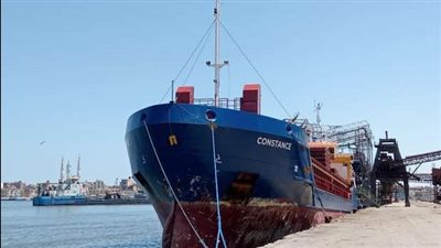 شحن 55 ألف طن كلينكر و3050 ألف طن صودا عبر موانئ بورسعيد