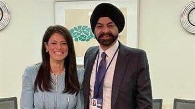 «المشاط» تهنئ الرئيس الجديد للبنك الدولى بمناسبة بدء مهام عمله