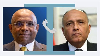 سامح شكرى يناقش مع وزير خارجية المالديف أبرز ملفات العلاقات الثنائية