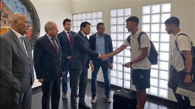 وزير الرياضة يستقبل بعثة منتخب مصر الأولمبي بعد العودة من المغرب