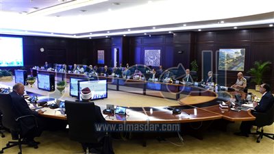 مجلس الوزراء يعقد اجتماعه الأسبوعي بالعلمين الجديدة