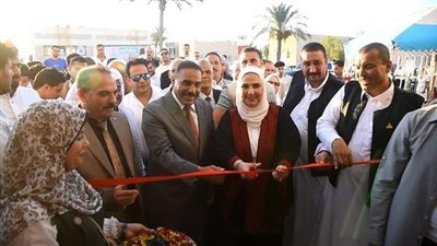 افتتاح معرض «ديارنا» للحرف اليدوية والتراثية بمنطقة «مارينا 5» بالساحل الشمالي