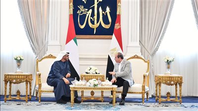 الرئيس السيسي ونظيره الإماراتي يؤكدان حرصهما على مواصلة التنسيق الوثيق على جميع المستويات