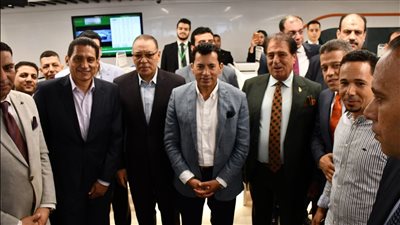 افتتاح فرع البنك الأهلي المصري بمركز التنمية الشبابية في بلبيس