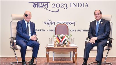 الرئيس السيسي يبحث زيادة الاستثمارات الألمانية في مصر 